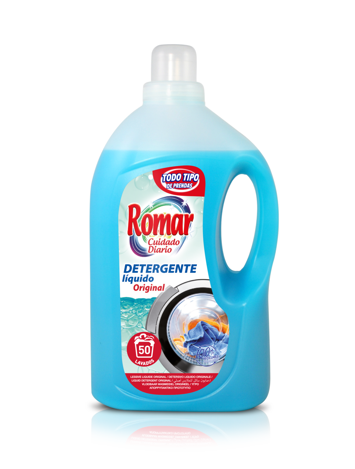 Liquid detergent automatic washing machines Quimi Romar